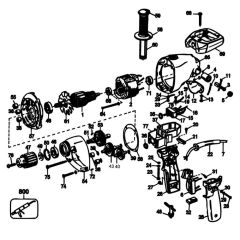 DeWalt DW131 Mixer Assembly