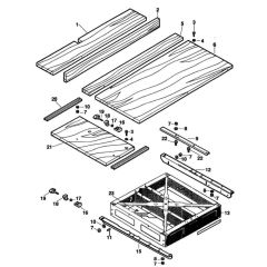 Main Assembly for DeWalt DW1503