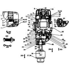 DeWalt DW156 Main Assembly
