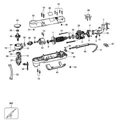 DeWalt DW160 Drill Assembly