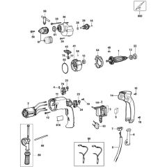 Main Assembly for DeWalt DW205