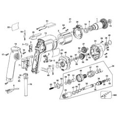 Main Assembly for DeWalt DW268