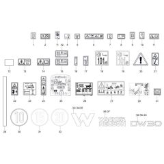 Wacker DW30-2 Dumper Decals