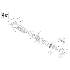 Axle Case & Wheel Hub Assembly