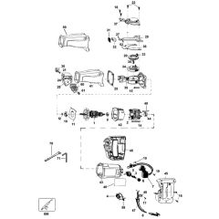 Main Assembly for DeWalt DW304K