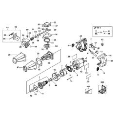 Main Assembly for DeWalt DW304PK