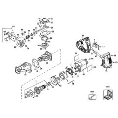 Main Assembly for DeWalt DW304PK