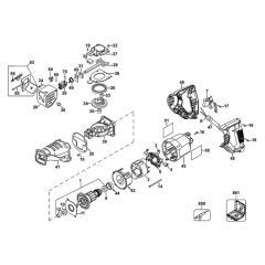 Main Assembly for DeWalt DW304PK