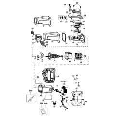 Main Assembly for DeWalt DW306K