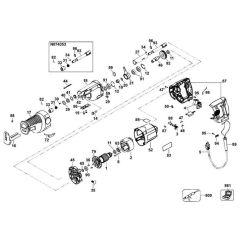 Main Assembly for DeWalt DW310