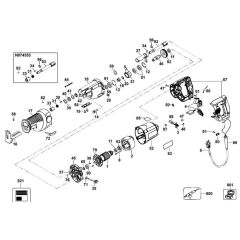 Main Assembly for DeWalt DW311