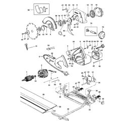 Main Assembly for DeWalt DW351
