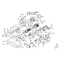 Main Assembly for DeWalt DW359