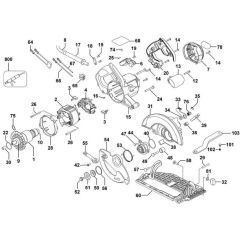 Main Assembly for DeWalt DW368