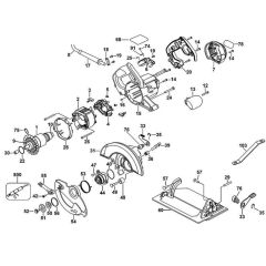 Main Assembly for DeWalt DW368