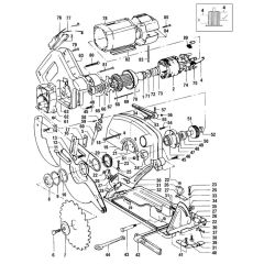 DeWalt DW383 Circular Saw Assembly