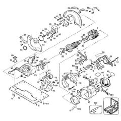 Main Assembly for DeWalt DW384-46