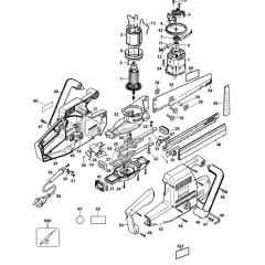 Main Assembly for DeWalt DW392