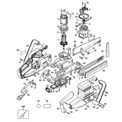 Main Assembly for DeWalt DW393