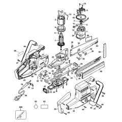 Main Assembly for DeWalt DW394