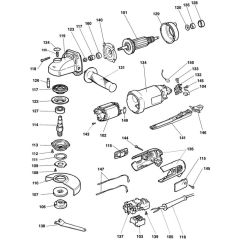 Main Assembly for DeWalt DW401