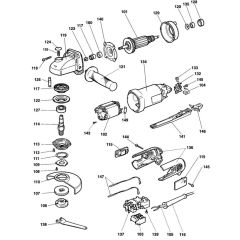 Main Assembly for DeWalt DW448