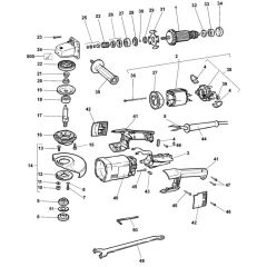 Main Assembly for DeWalt DW492