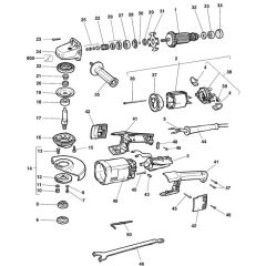 Main Assembly for DeWalt DW496