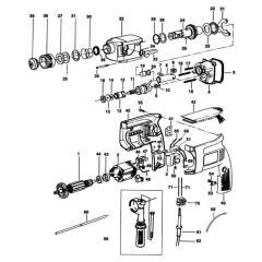 Main Assembly for DeWalt DW523K44