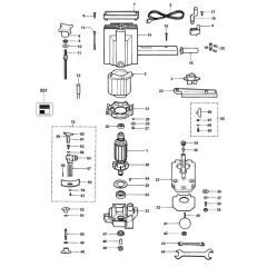 Main Assembly for DeWalt DW609