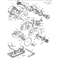 DeWalt DW62 Circular Saw Assembly