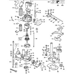 Main Assembly for DeWalt DW622