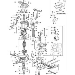 Main Assembly for DeWalt Router