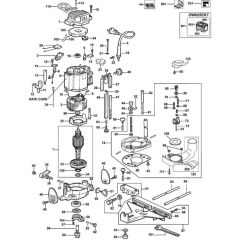 Main Assembly for DeWalt DW625E