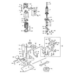 Main Assembly for DeWalt DW631