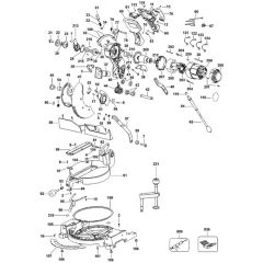 DeWalt DW702 Mitre Saw Assembly