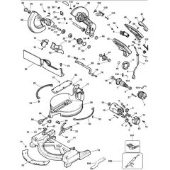 Main Assembly for DeWalt DW704