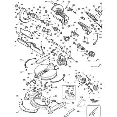 Main Assembly for DeWalt DW705