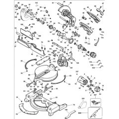 Main Assembly for DeWalt DW705
