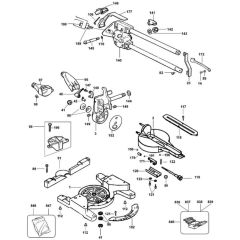 Main Assembly for DeWalt DW707