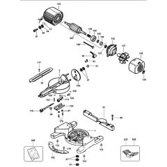 Main Assembly for DeWalt DW711