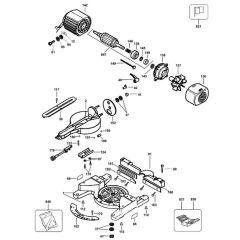 Main Assembly for DeWalt DW711