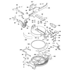 Base Assembly for DeWalt DW713