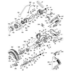 Main Assembly for DeWalt DW717
