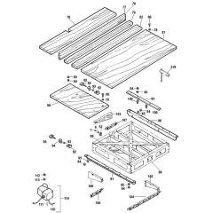 Table Assembly for DeWalt DW721