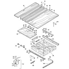 Table Assembly for DeWalt DW721
