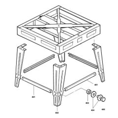 Leg Assembly for DeWalt DW721