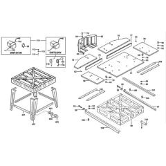Table Assembly for DeWalt DW721KN