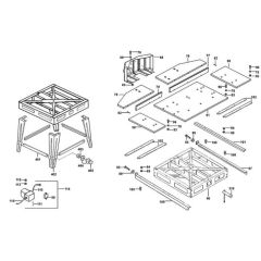 Base Assembly for DeWalt DW721KN