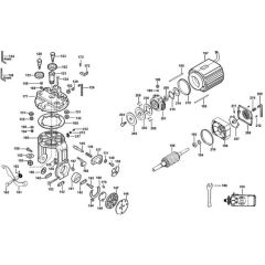 Motor Assembly for DeWalt Saw